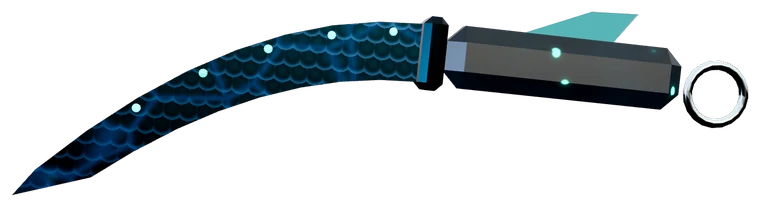 Croc des abysses, le couteau de la collection