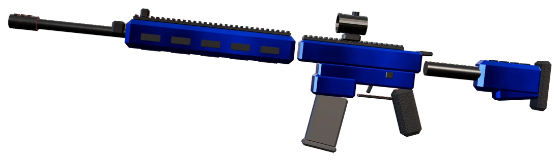 Fusil Faucon avec le camouflage Cobalt anodisé