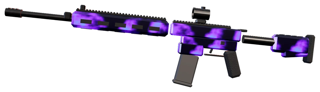 Fusil Faucon avec le camouflage Galaxie