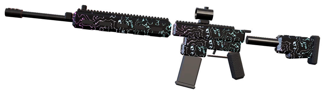 Fusil Faucon avec le camouflage Néon