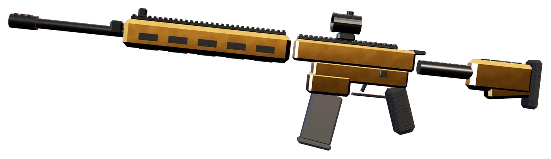 Fusil Faucon avec le camouflage Or